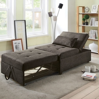 Shop Furniture of America Max Contemporary Black Faux ...