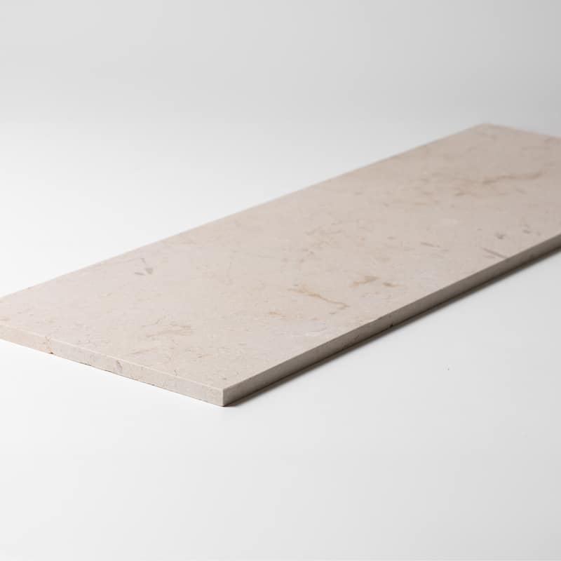 8 in. x 24 in. Tropical Vanilla Honed Marble Wall and Floor Tile