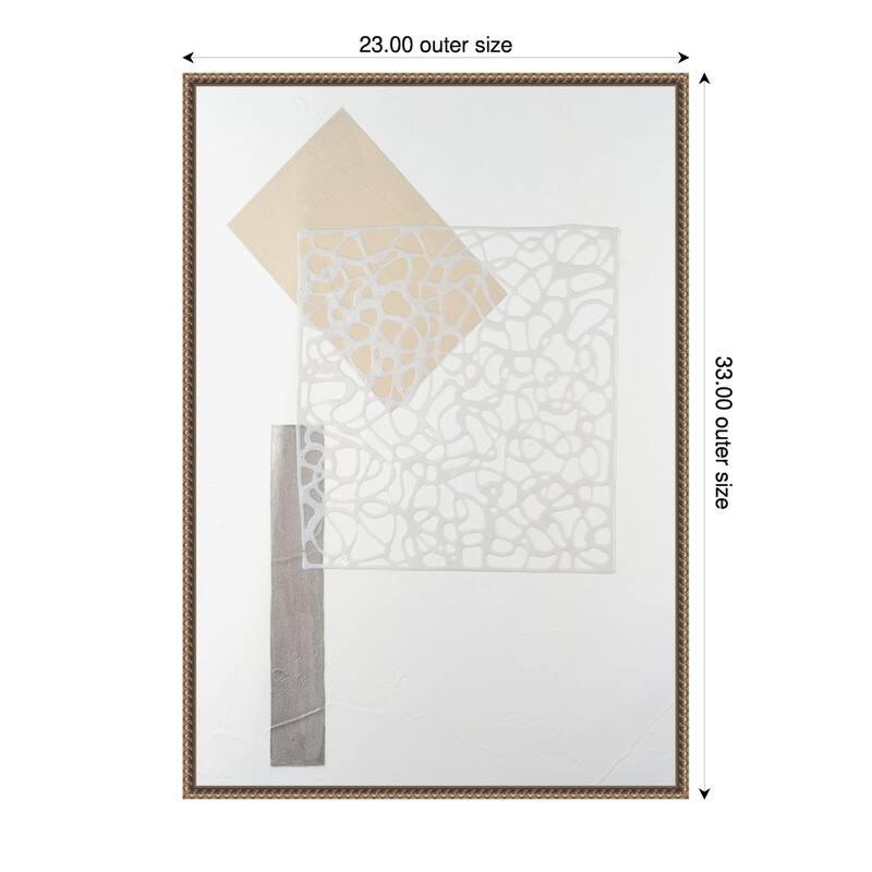 Nooks And Crannies No. 3 by Vanna Lam Framed Canvas Wall Art Print - 23 x 33 in