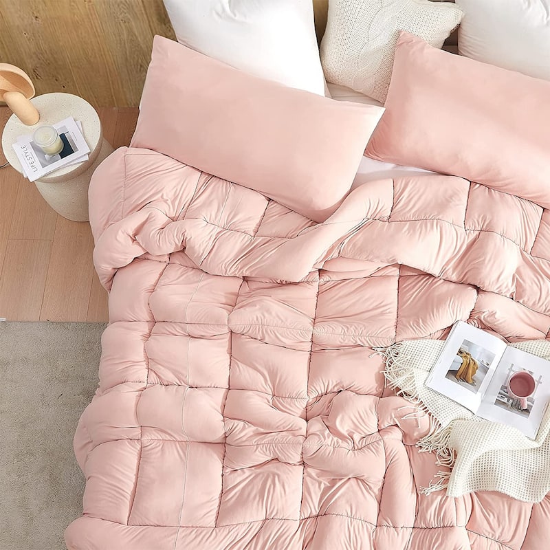 Summertime - Coma Inducer® Oversized Comforter - Vintage Pink