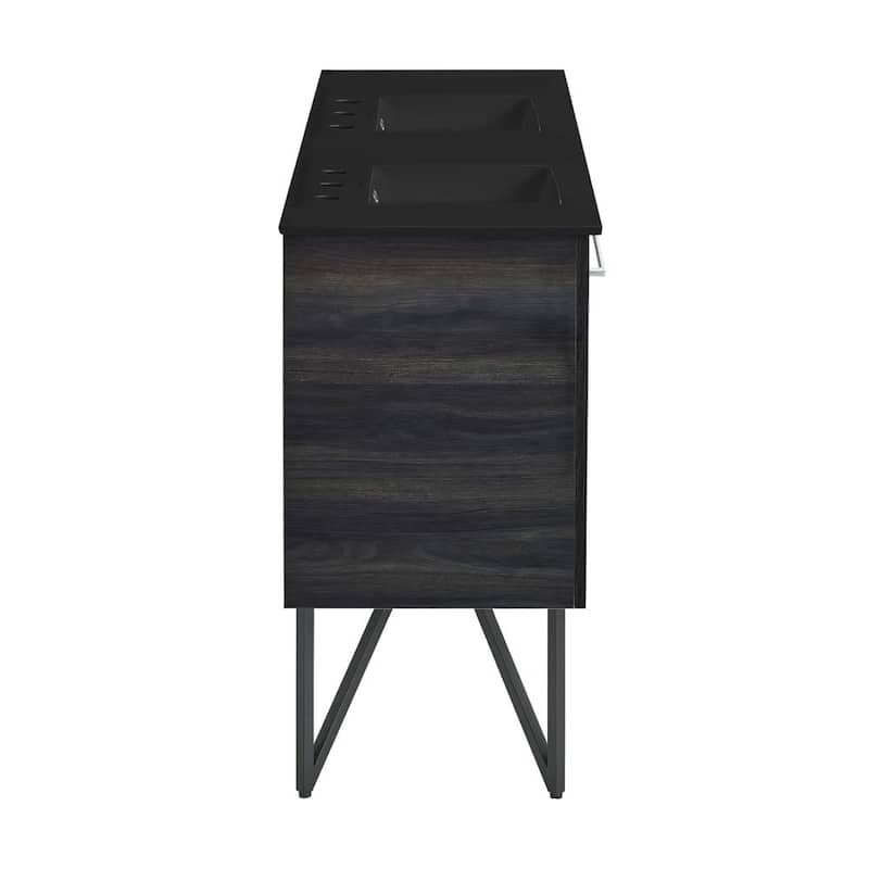 Swiss Madison SM-BV224D-3MB Annecy 48" Free Standing Double Basin
