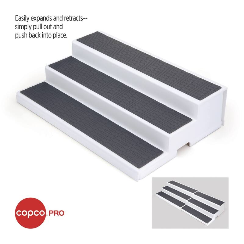 Copco Pro Expandable 3 Tier Cabinet Organizer - Expands from 14.8" to 26.3"