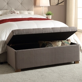 Porch & Den Tufted Storage Bench