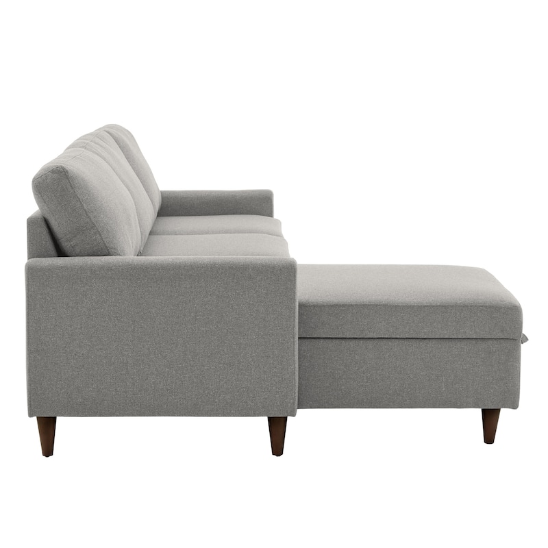 Parker L-shaped Sofa with Storage Chaise by iNSPIRE Q Modern