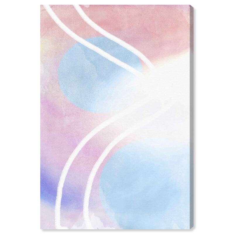 Wynwood Studio Canvas Abstract Pastel Vision abstract Blue and Light Blue Modern & Contemporary Wall Art Canvas Print