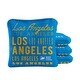 preview thumbnail 1 of 2, Los Angeles Football Blue Dual Sided Cornhole Bags