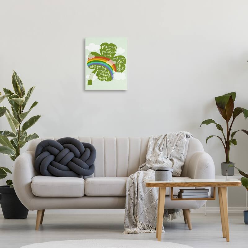 Stupell Uplifting Good Luck Rhyme Canvas Wall Art Design By Mandy Ford Art + Illustration