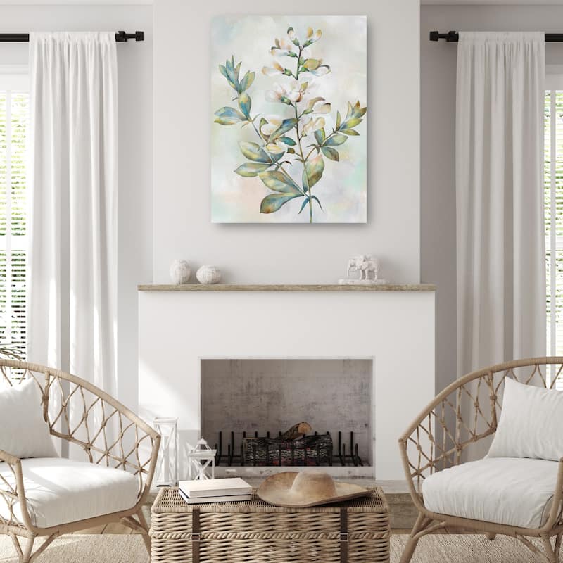Botanical Whispers IV By Studio Arts Canvas Art Print