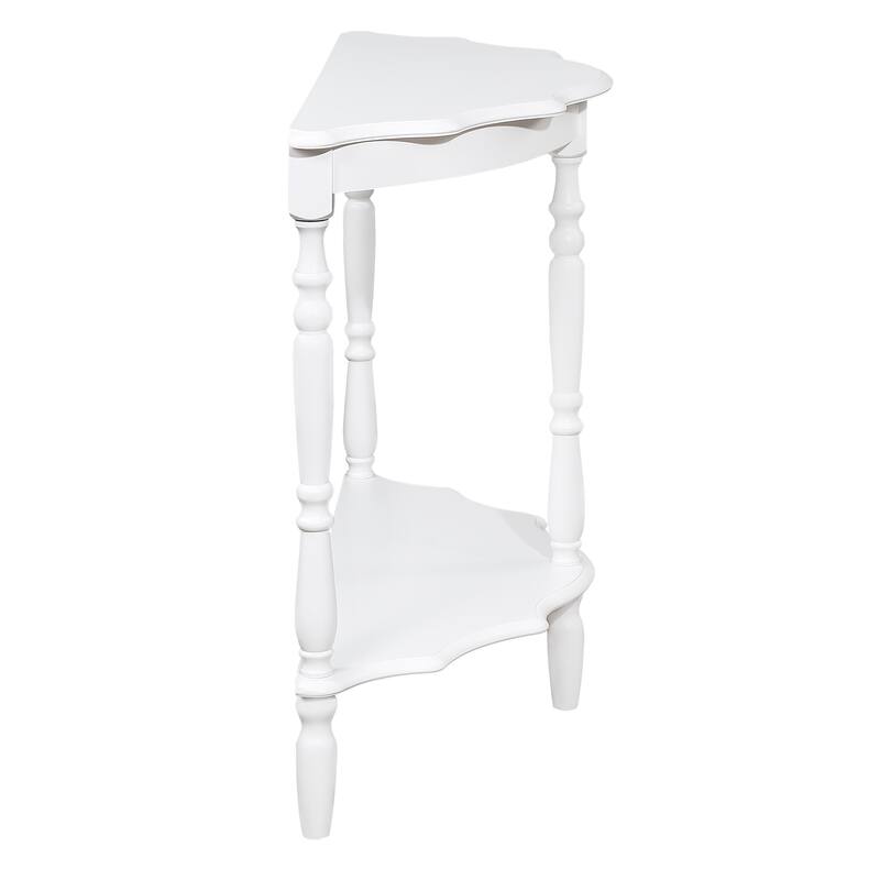42" Circular Curved Console Table with Cloud Design Top