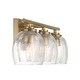 preview thumbnail 2 of 3, Minka Lavery 2723 Glint 3 Light 24" Wide Bathroom Vanity Light with