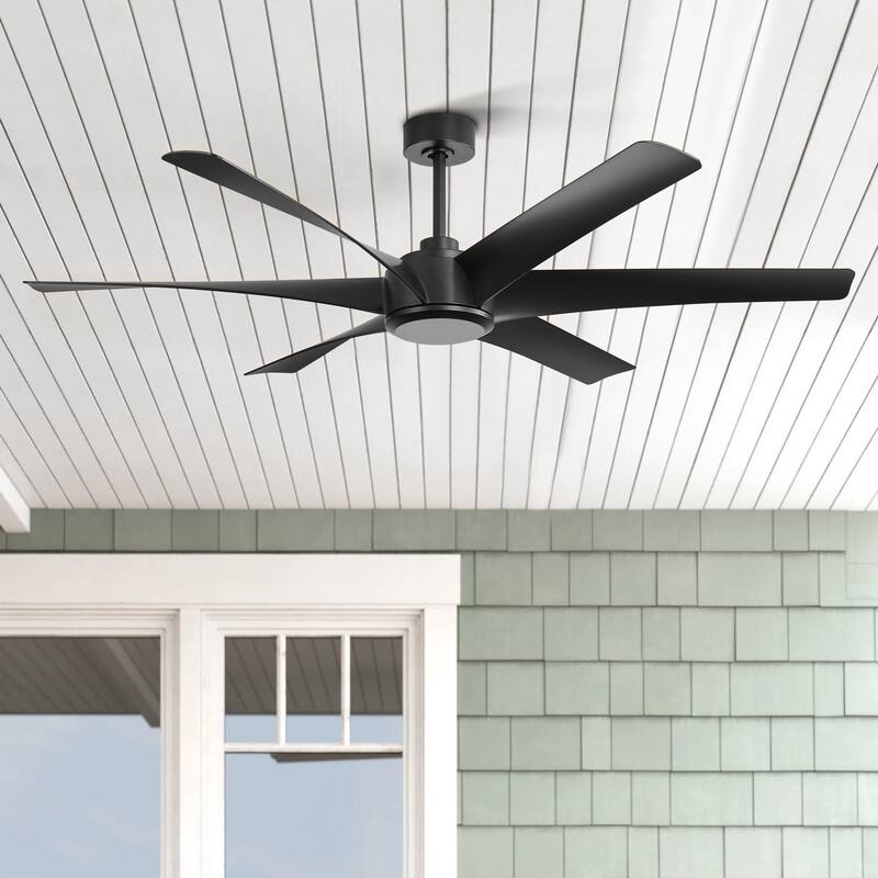 65-in Indoor Large Ceiling Fan with Remote without Light (6-Blade)