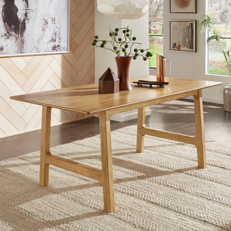 Pitea Scandinavian Wood Finish 71" Dining Table by iNSPIRE Q Modern