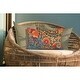 preview thumbnail 9 of 12, Lush Decor Marina Suzanie Indoor/Outdoor Pillow Blue 12" x 18" - Polyester - Blue