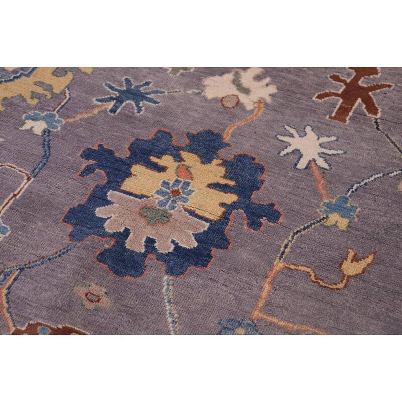 Bohemian Kazak Albert Gray/Natural Wool Rug - 8'1'' x 9'5''
