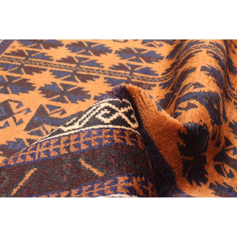 ECARPETGALLERY Hand-knotted Teimani Brown Wool Rug - 3'2 x 4'11