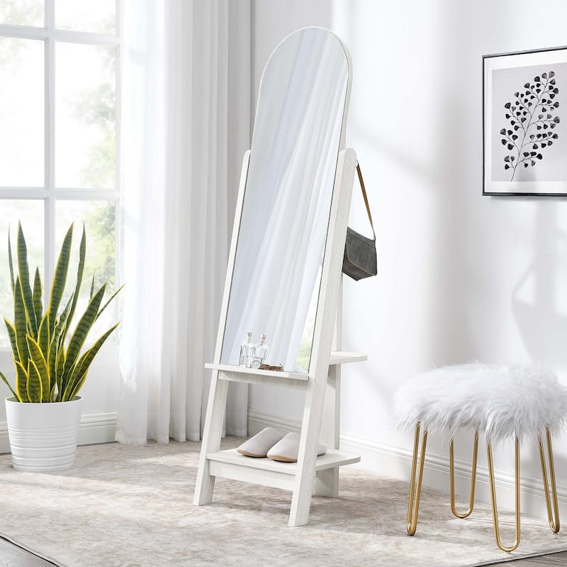 Ascend Standing Mirror - White