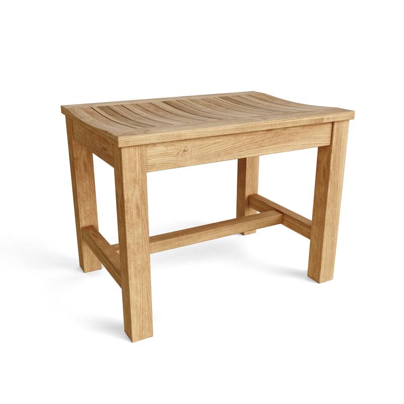 Casablanca Teak Outdoor Dining Stool - N/A