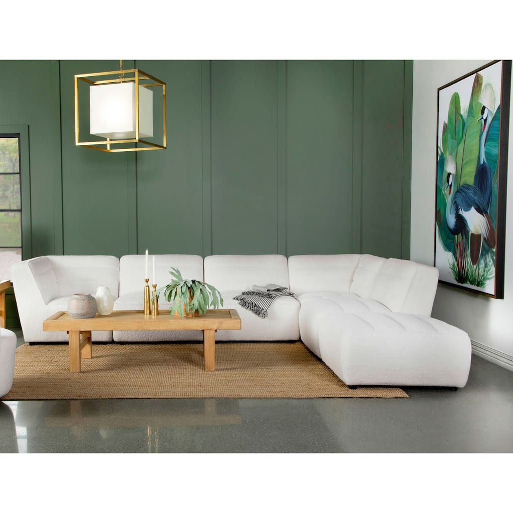Sunny 6-piece Upholstered Modular Sectional Sofa