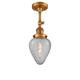 Option Brushed Brass / Clear Crackle