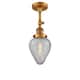 Option Brushed Brass / Clear Crackle