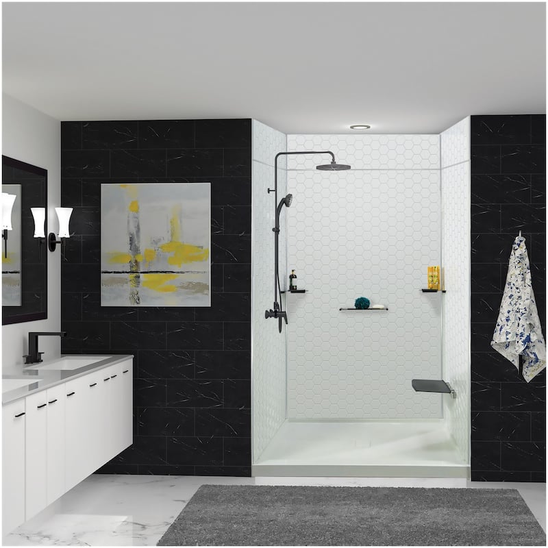 Transolid PWKX60368412 Prodigy 96" H x 60" W x 36" D Three Panel