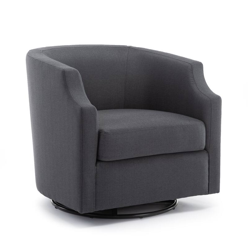 Swivel Glider Barrel Chair