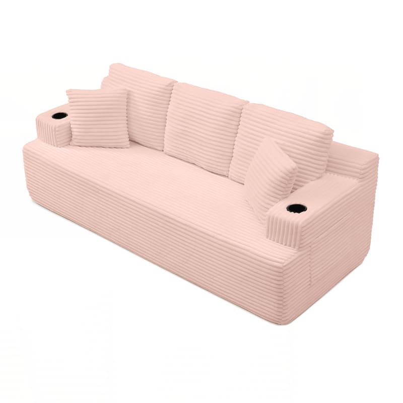 86.2''Boneless Sofa Couch with 2 Pillows Extra