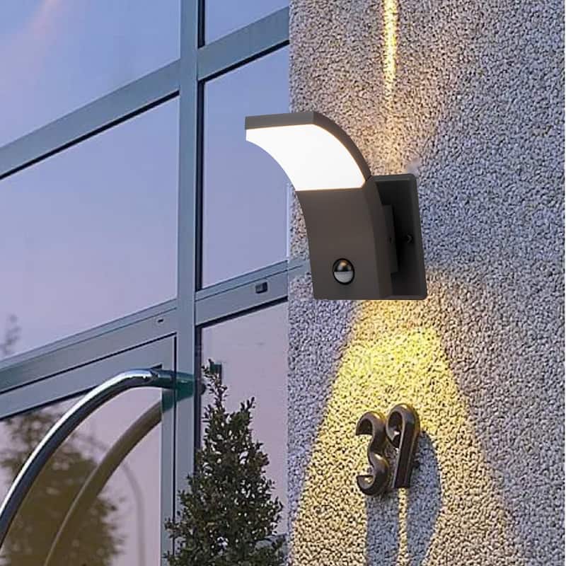 Lights Outdoor Wall Light with Motion Sensor LED Wall Mount Lamp LED Exterior Wall Sconce