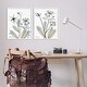 preview thumbnail 30 of 32, Stupell Modern Budding Blooms Framed Giclee Art Design By Albert Koetsier (Set of 2)