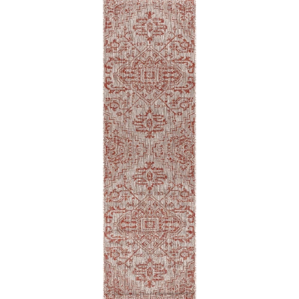 JONATHAN Y Charleston Medallion Indoor/Outdoor Area Rug