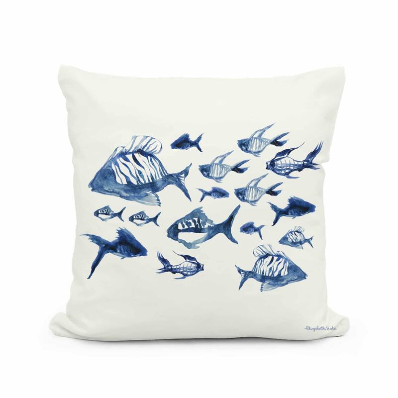 Magnolia Casual Outdoor Pillow Underwater Ballet 18x18