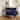 Rubber Wood Top Drop Leaf Kitchen Island Set with 2 Seatings, Closed Storage Breakfast Bar Set with Towel Rack and Drawers, Blue