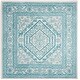 preview thumbnail 135 of 188, SAFAVIEH Adirondack Cheyenne Rustic Oriental Medallion Rug 6' Square - Ivory/Teal