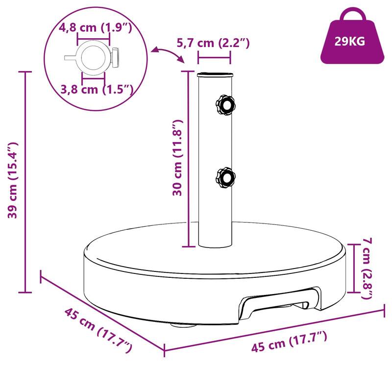 Outdoor Umbrella Base for Summer
