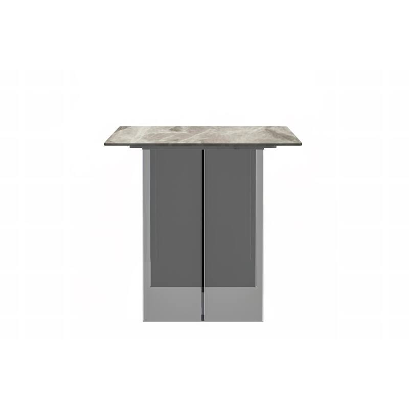 Kova Rectangular Dining Table with Sintered Stone/Glass Top