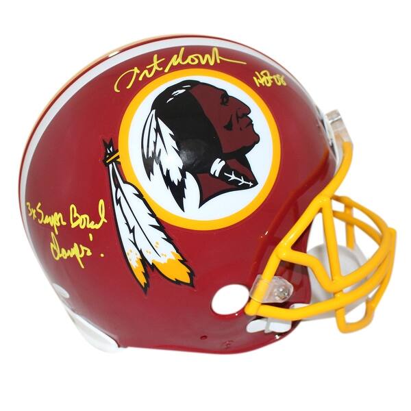 Shop Art Monk Autographed Washington Redskins Authentic Helmet 2 Insc Jsa Black 5 X 8 Overstock 31770533