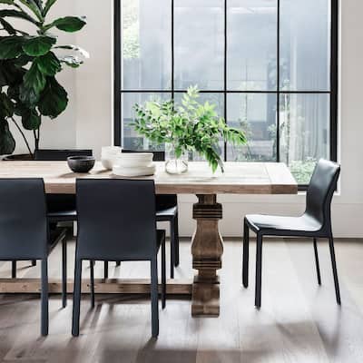 STAN Modern Leather Side Chair