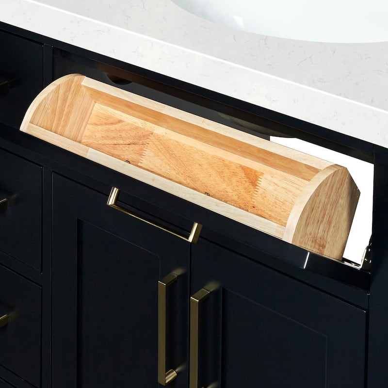 Ariel T036SRCQOVO Hepburn 36" Free Standing Single Oval Basin Vanity