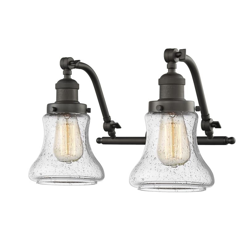 Innovations Lighting Bellmont 2 Light 18" Wide Bathroom Vanity Light - Oiled Rubbed Bronze / Seedy