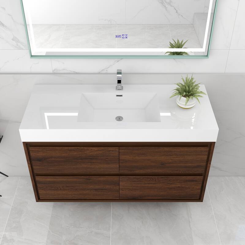 Morava 48" Floating Vanity with Single Sink - 48
