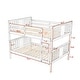 preview thumbnail 4 of 23, Twin Over Full Bunk Bed, Converted into 2 Beds, Solid Wood Bunkbeds Bedframe with Safety Rail and Ladder, for Kids/Teens Bedroom