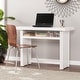 preview thumbnail 2 of 12, SEI Furniture Kleberg White Convertible Console to Dining Table