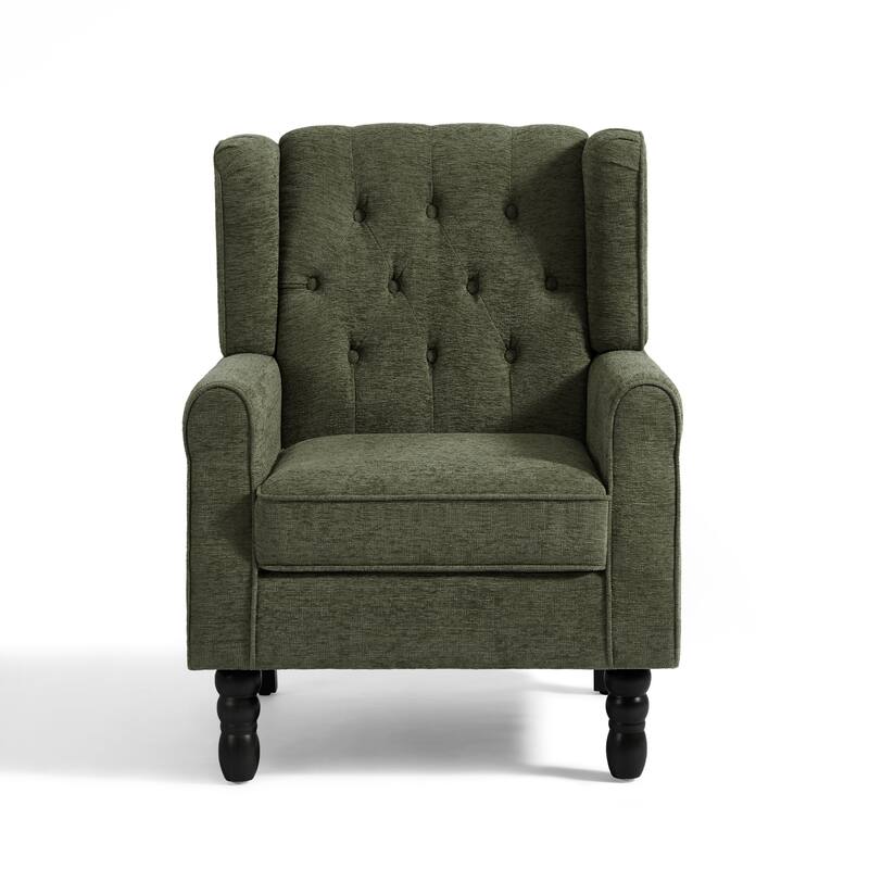 Modern Classic Button Tufted Accent Chair Upholstered Armchair