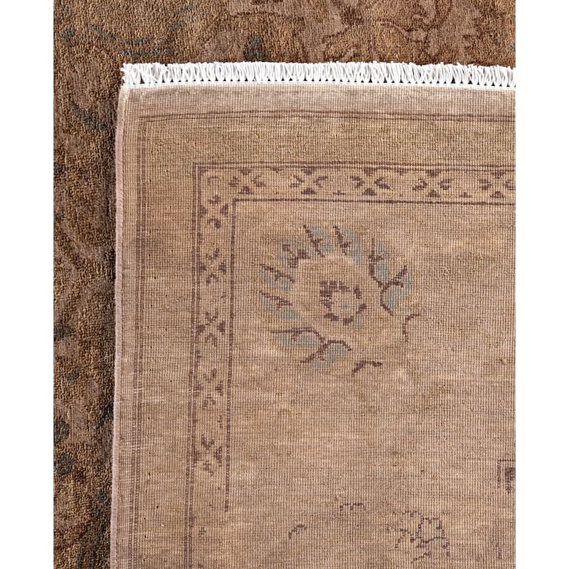 Overdyed One-of-a-Kind Hand-Knotted Area Rug - Beige - 8' 1" x 10' 5"
