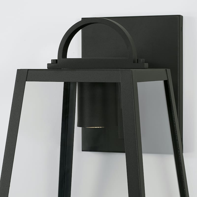 Leighton 23" Tall 1-light Minimal Light Pollution Outdoor Wall Lantern w/ Clear Glass