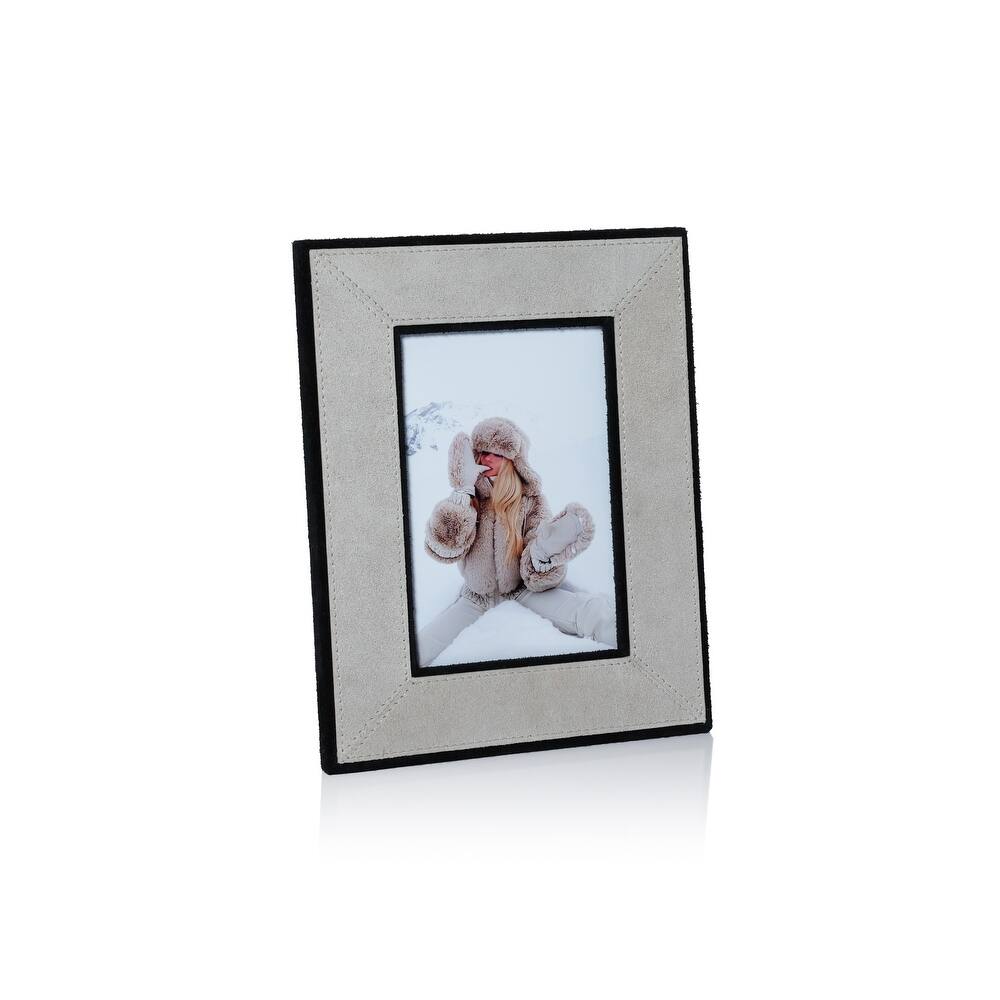 Arden Suede Leather Tabletop Photo Frame