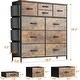 preview thumbnail 2 of 28, 10 Drawer Dresser Closet Storage Tower Organizer Unit for Bedroom