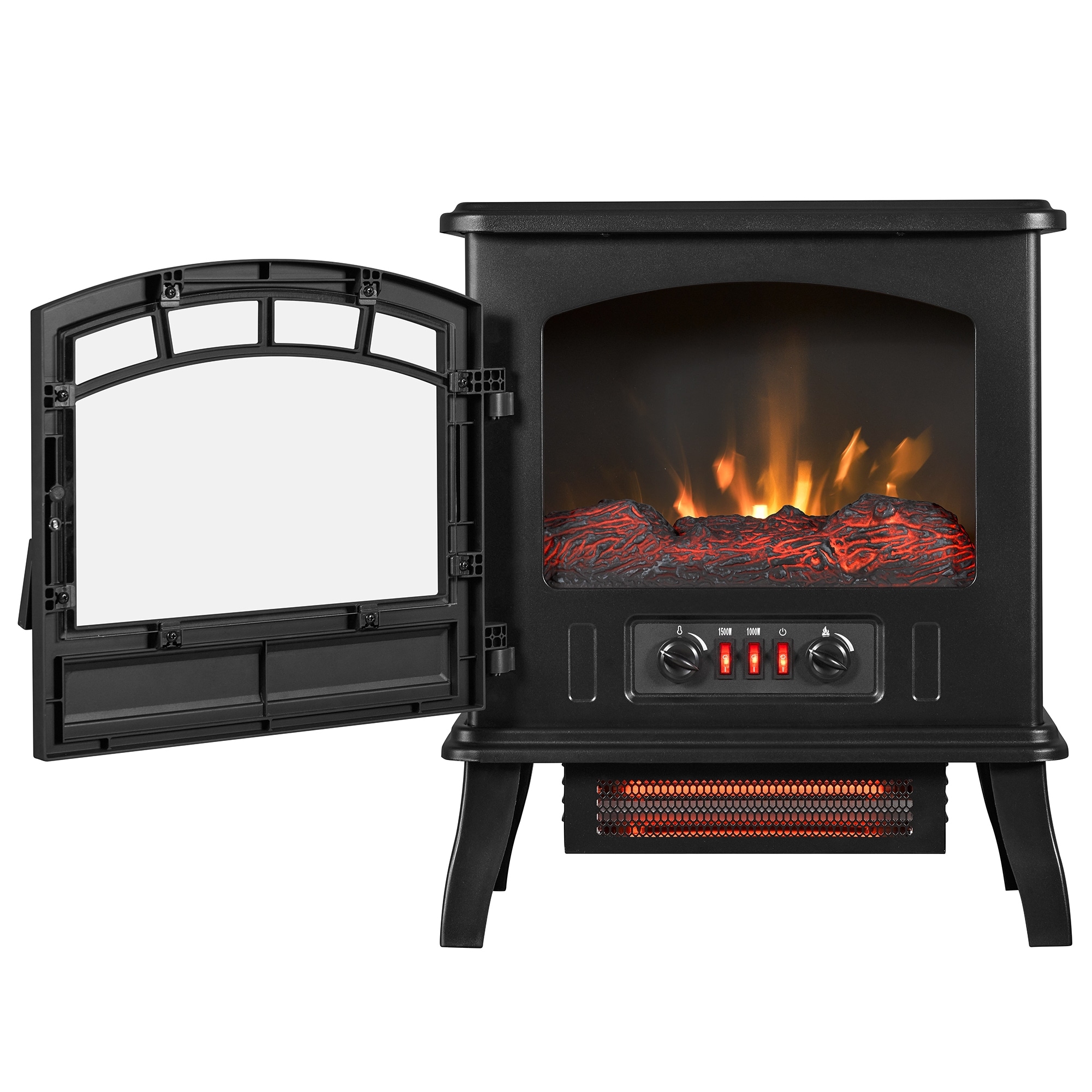 Duraflame® Infrared Quartz Electric Fireplace Stove Heater - Bed Bath u0026  Beyond - 36797898