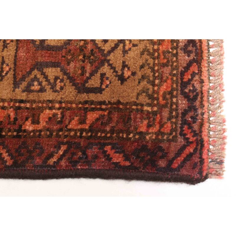 ECARPETGALLERY Hand-knotted Teimani Brown Wool Rug - 2'8 x 4'7