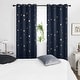 preview thumbnail 55 of 54, Deconovo Gold Star Foil Room Darkening Curtains for Kids 2 Panels